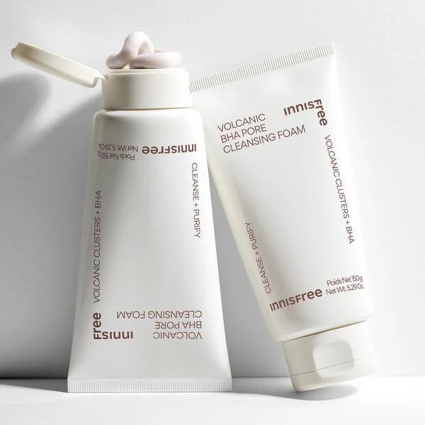 INNISFREE Jeju Volcanic BHA Pore Cleansing Foam – 150g